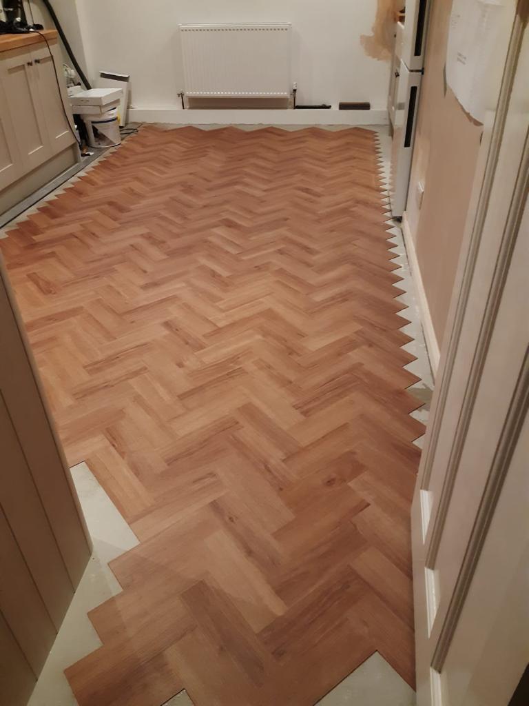 Chevron Flooring