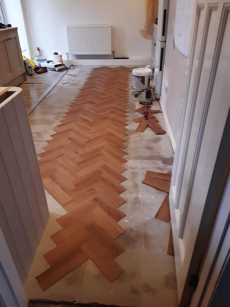 Chevron Flooring