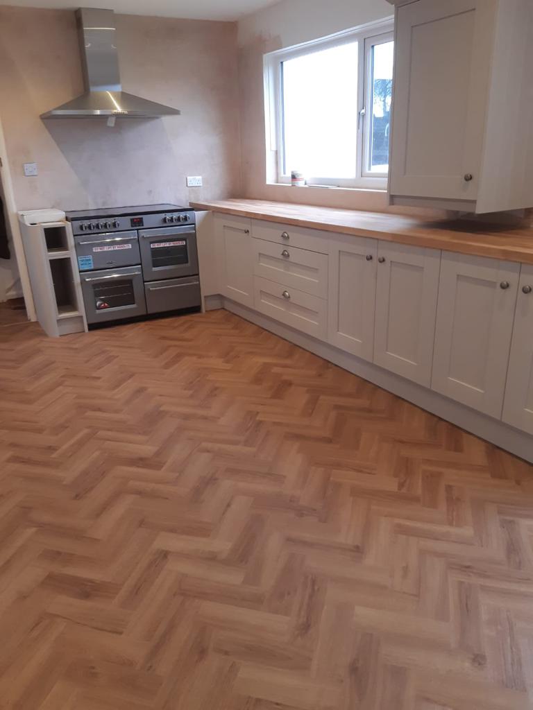 Chevron Flooring