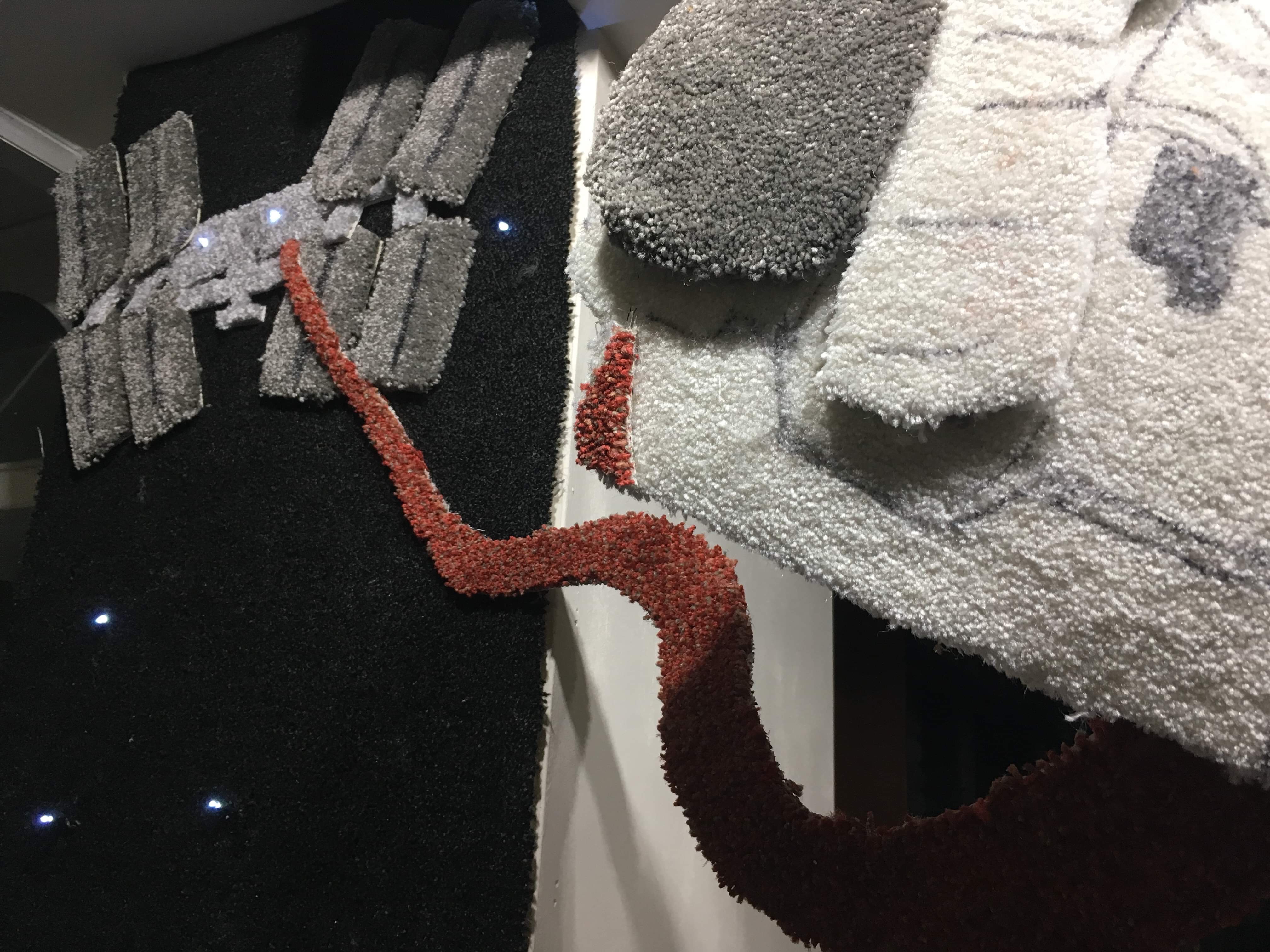 astronaut made of carpet